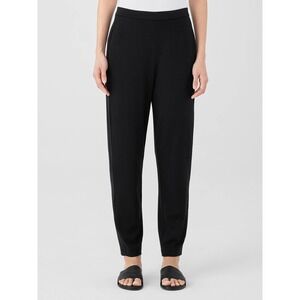 New NWT Eileen Fisher Slouch Ankle Pants Stretch Jersey Knit